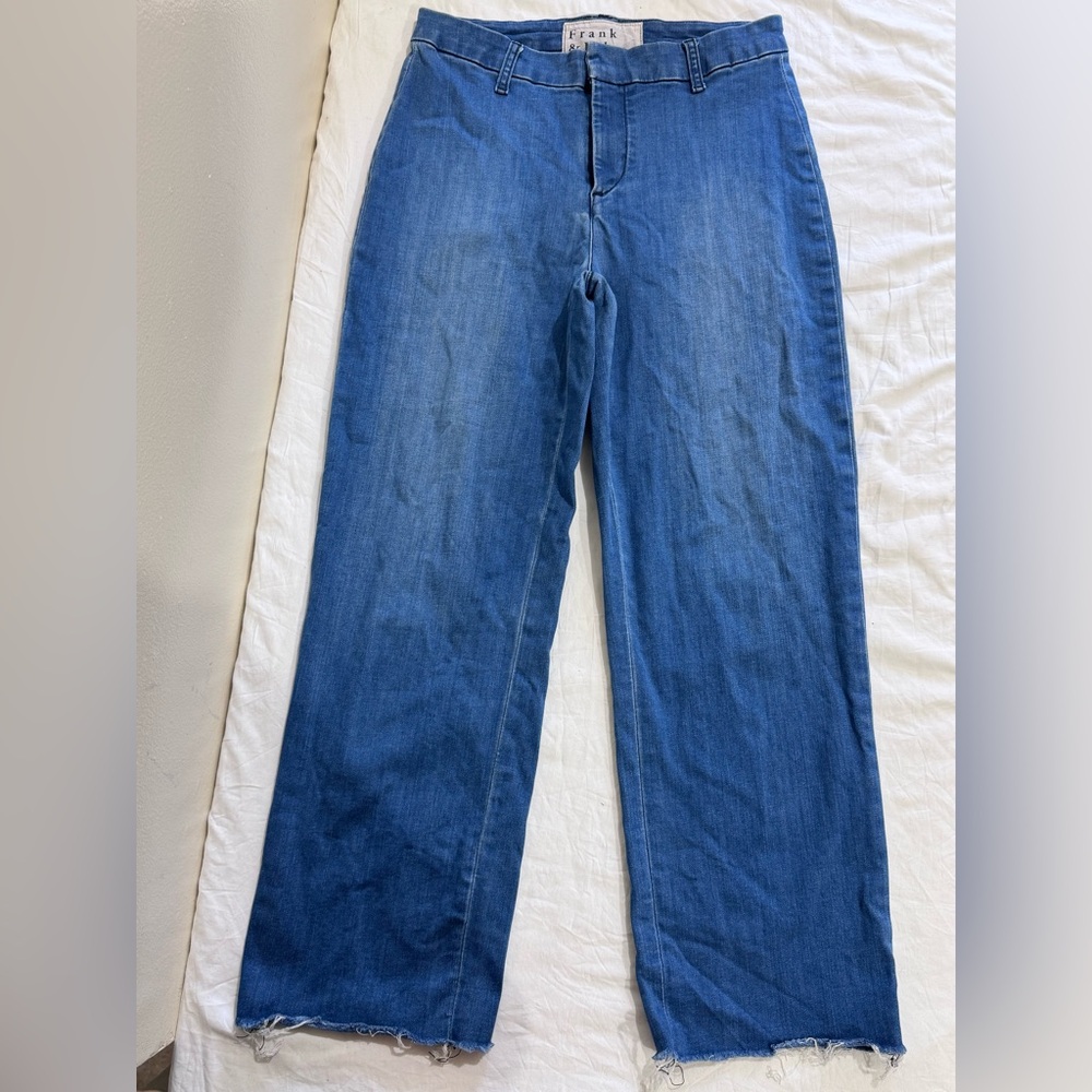 Frank & Eileen Classic Blue Straight Leg Jeans - Picture 1 of 6